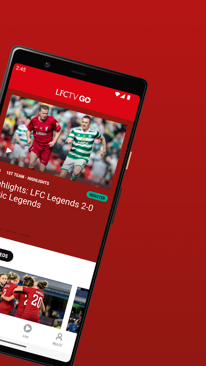 برنامه LFCTV GO Official App