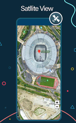 Live Satellite & Location Maps - عکس برنامه موبایلی اندروید
