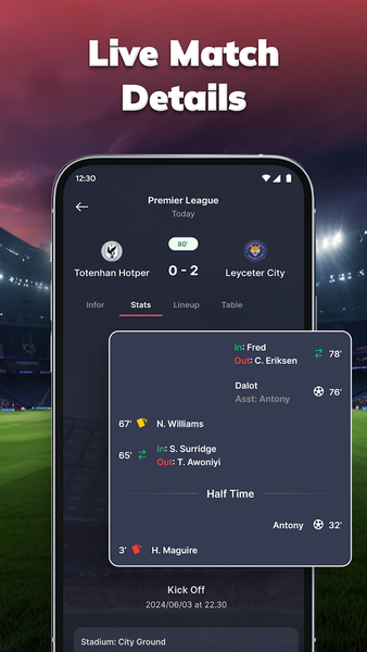 Download MatchLive Football Live Score App for Android Bazaar