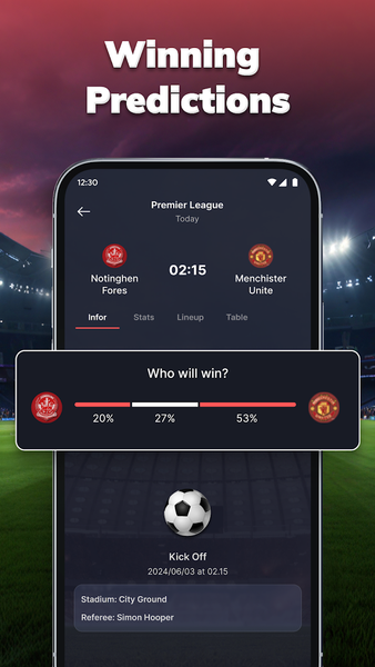 MatchLive: Football Live Score - Image screenshot of android app