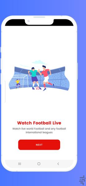 پخش زنده تلویزیونی فوتبال با کیفیت H - عکس برنامه موبایلی اندروید