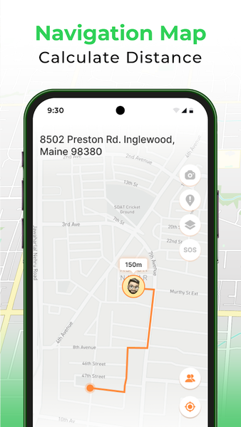 GPS Tracker - Phone Location - عکس برنامه موبایلی اندروید