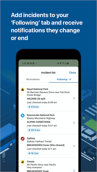 Live Traffic NSW - Image screenshot of android app