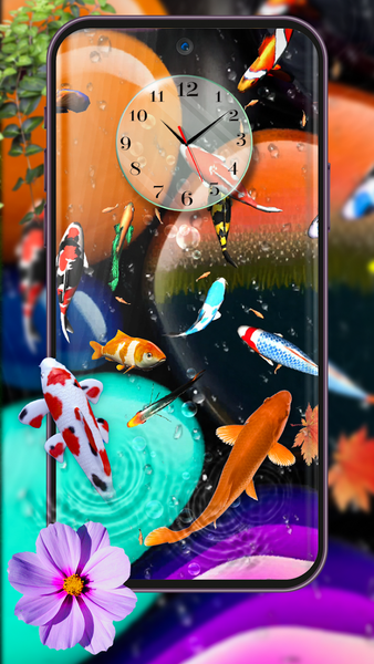 Fish Live Wallpaper ۳D Touch - عکس برنامه موبایلی اندروید