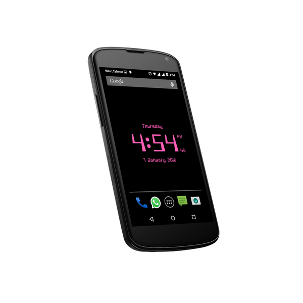 LED Digital Clock LWP - Image screenshot of android app