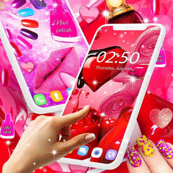 Nail art for girls wallpapers - Image screenshot of android app