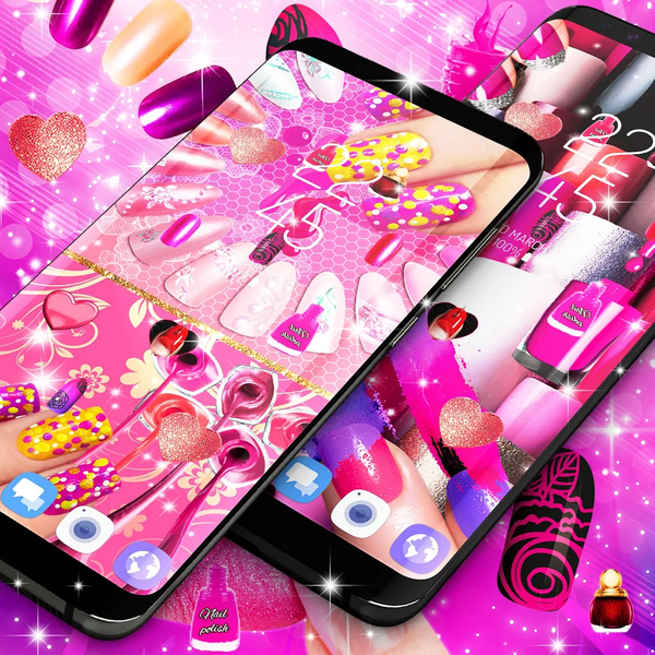 Nail art for girls wallpapers - Image screenshot of android app
