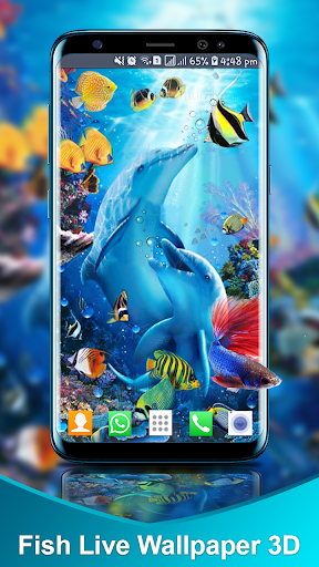 Aquarium Fish Live Wallpaper : Fish Backgrounds HD - Image screenshot of android app