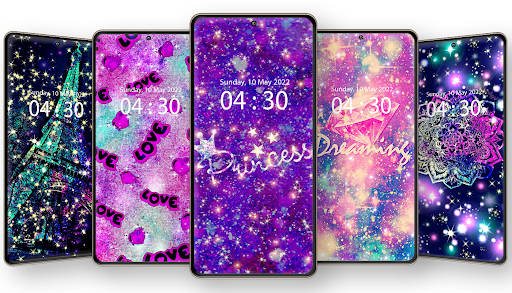Glitter Background Wallpaper - Image screenshot of android app