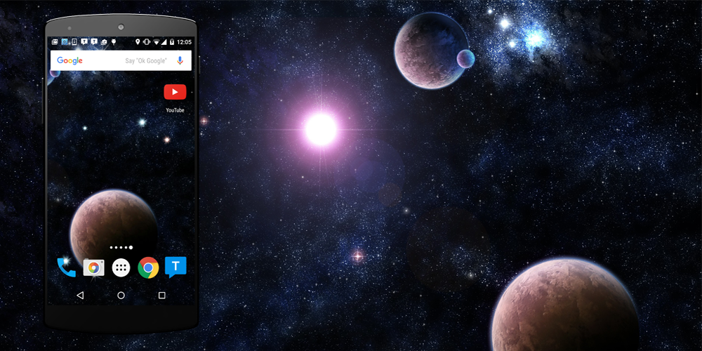 Planet Live Wallpaper - Image screenshot of android app