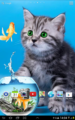 Cat Live Wallpaper - Image screenshot of android app