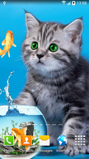 Cat Live Wallpaper - Image screenshot of android app