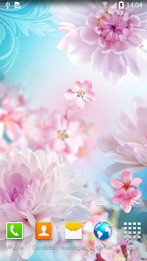 Flowers Live Wallpaper - Image screenshot of android app