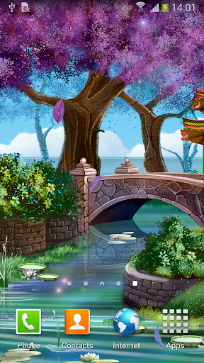 Magic Garden Live Wallpaper - Image screenshot of android app