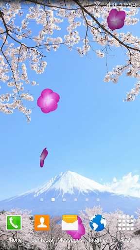 Sakura Garden Live Wallpaper - عکس برنامه موبایلی اندروید