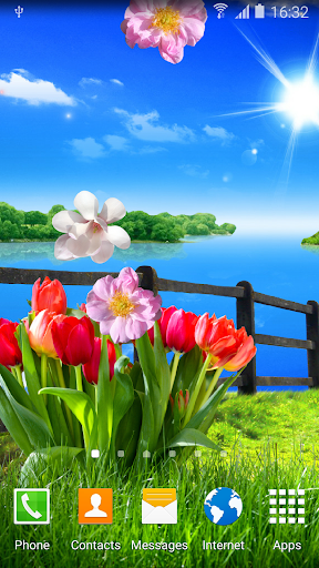 Spring Live Wallpaper - Image screenshot of android app