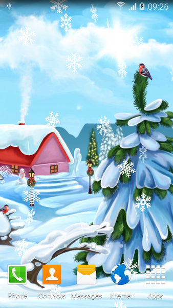 Winter Day Live Wallpaper - Image screenshot of android app