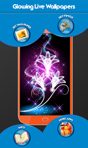 Glowing Live Wallpapers - عکس برنامه موبایلی اندروید