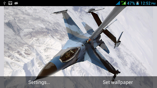 Military Aircraft Live Walls - Image screenshot of android app