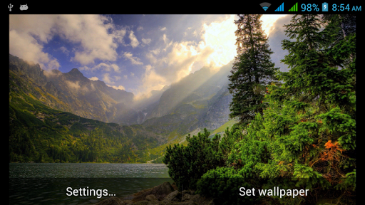 Nature Live Backgrounds - Image screenshot of android app
