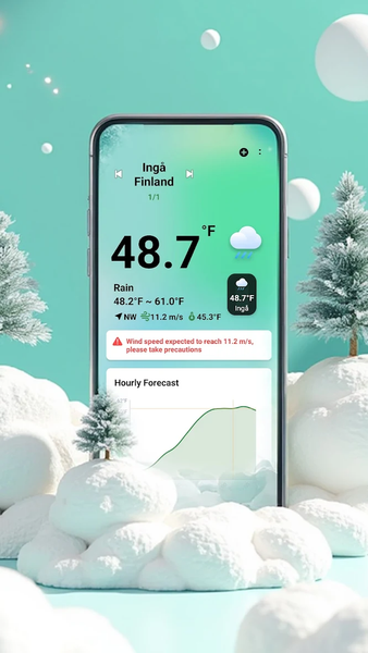 Live Weather Pro - عکس برنامه موبایلی اندروید