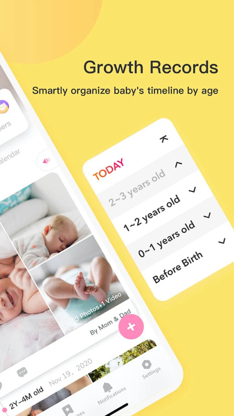 Bebememo - Smart Baby Journal - Image screenshot of android app