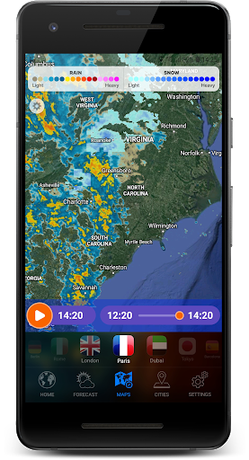 3D EARTH - weather forecast - Image screenshot of android app