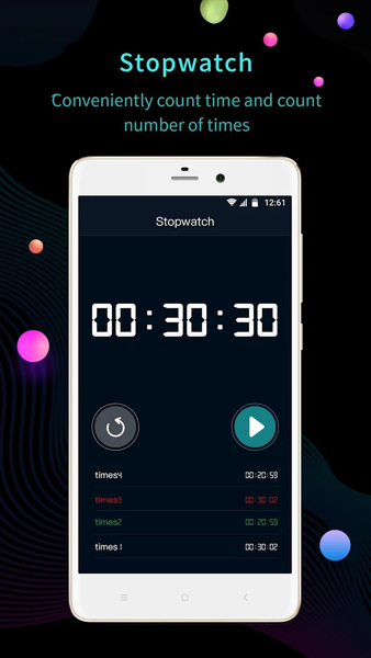 Digital clock widget - Image screenshot of android app