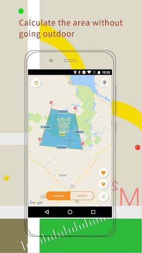 Maps Ruler-Area Measure - Image screenshot of android app