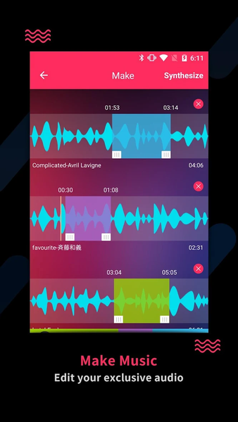 Audio Editor-MP3 Cutter - Image screenshot of android app