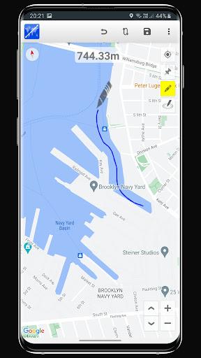 Maps Distance Calculator - Image screenshot of android app