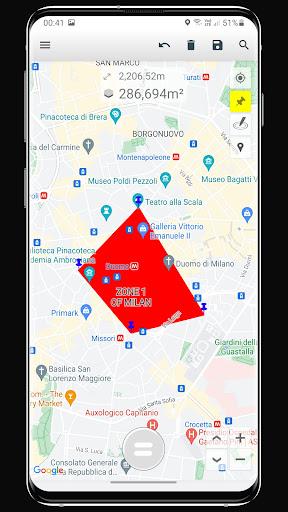 Maps Area Calculator - عکس برنامه موبایلی اندروید