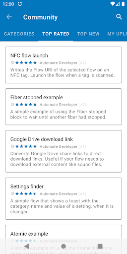 Automate - عکس برنامه موبایلی اندروید