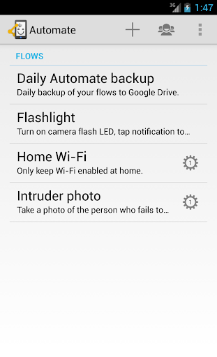 Automate settings permissions - Image screenshot of android app