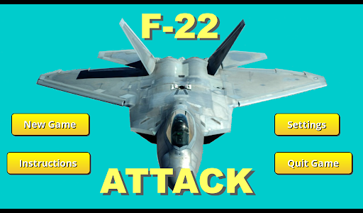 F-22 Stealth Attack Fighter Jet - Image screenshot of android app