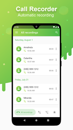 Call Recorder - عکس برنامه موبایلی اندروید