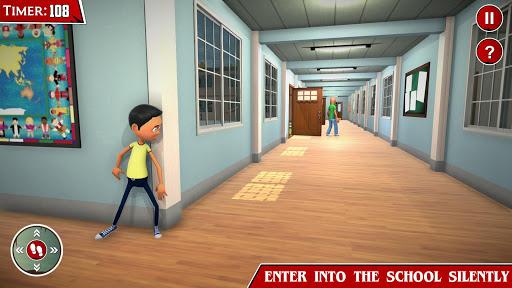 Crazy Teacher of Math in School Education Learning - Gameplay image of android game