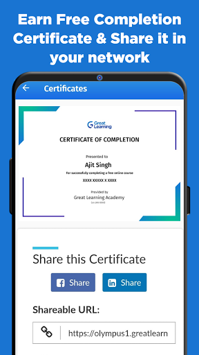 Great Learning: Online Courses - Image screenshot of android app