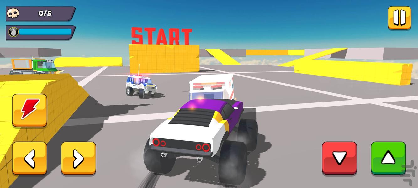 استارت (ماشین بازی اسباب بازی ها) - Gameplay image of android game