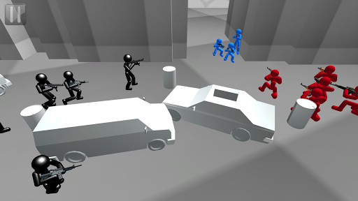 Battle Sim: Counter Stickman - Gameplay image of android game