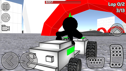 Stickman Car Racing - Gameplay image of android game