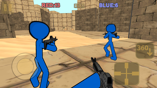Stickman Counter Terror Strike - Gameplay image of android game