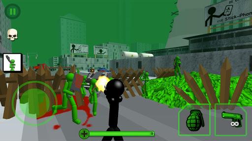 Stickman Zombie Shooting 3D - Gameplay image of android game