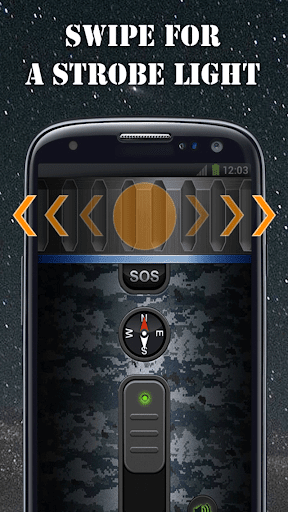 Military Flashlight - عکس برنامه موبایلی اندروید