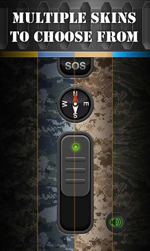 Military Flashlight - عکس برنامه موبایلی اندروید