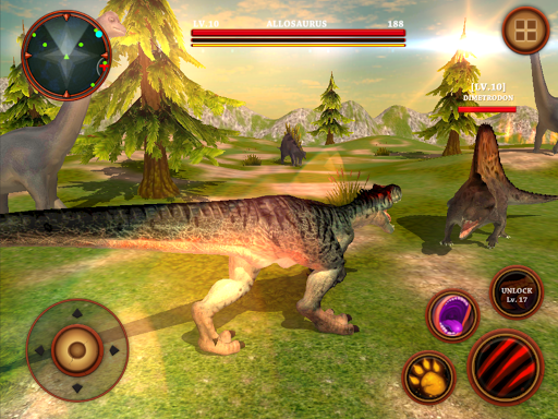 Allosaurus Simulator : Dinosaur Survival Battle ۳D - عکس بازی موبایلی اندروید