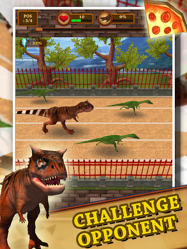 Carnotaurus Virtual Pet Racing Game 2017 - Gameplay image of android game