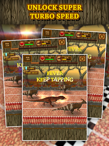 Dinosaur Racing Virtual Pet : Tyrannosaurus Rex - عکس بازی موبایلی اندروید