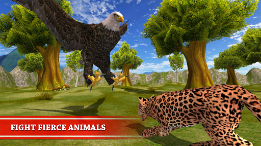 Wild Eagle Survival Simulator - Gameplay image of android game