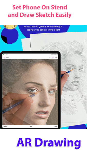 AR Drawing:Trace to Sketch pro - عکس برنامه موبایلی اندروید